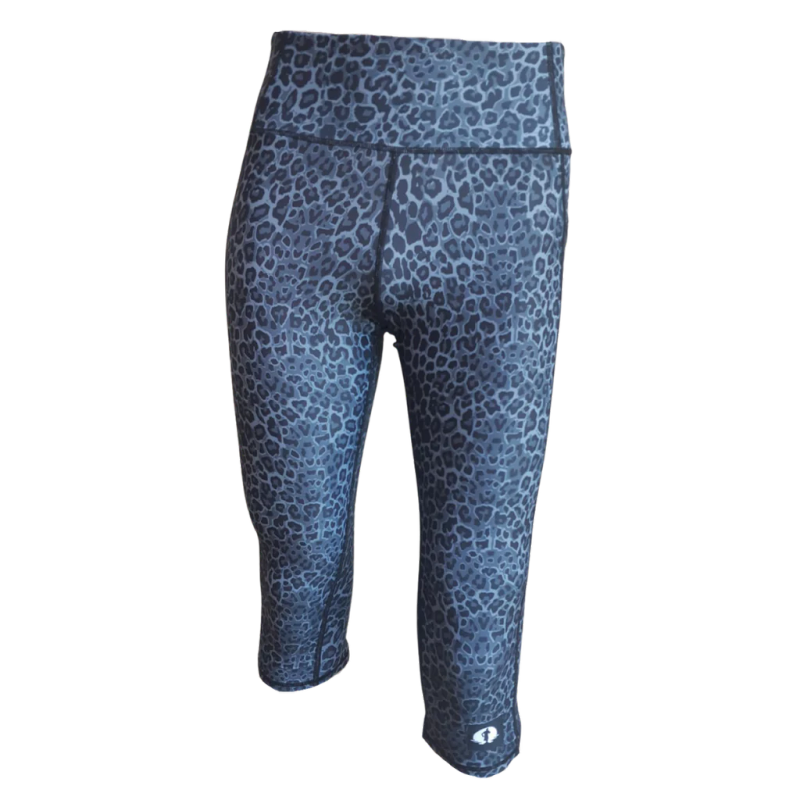 High Waist Funky 3/4 Leggings - Animal Spots