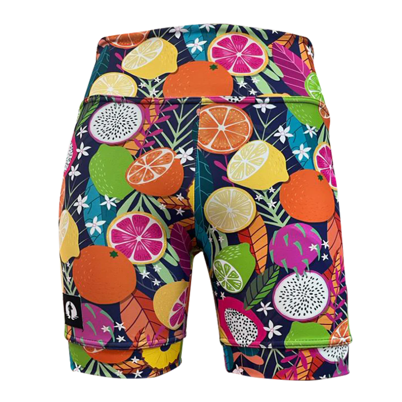 High Waist Funky Pants - Fruity