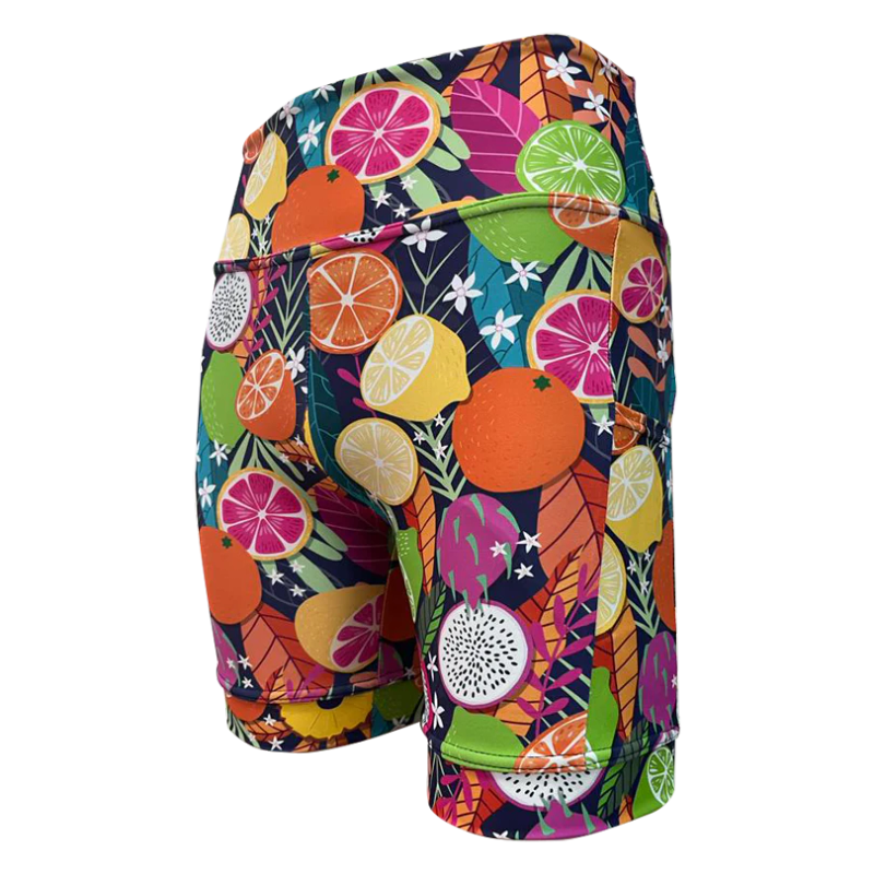 High Waist Funky Pants - Fruity