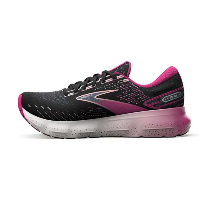 Brooks Glycerin 20 Ladies Medium/B (Black/Fuchsia/Linen)