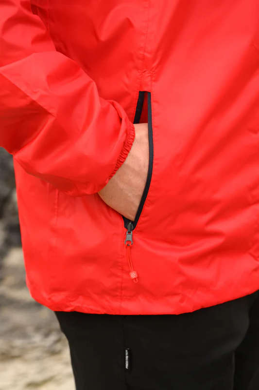 Mac in a Sac Origin 2 Waterproof Unisex Jacket (Red)