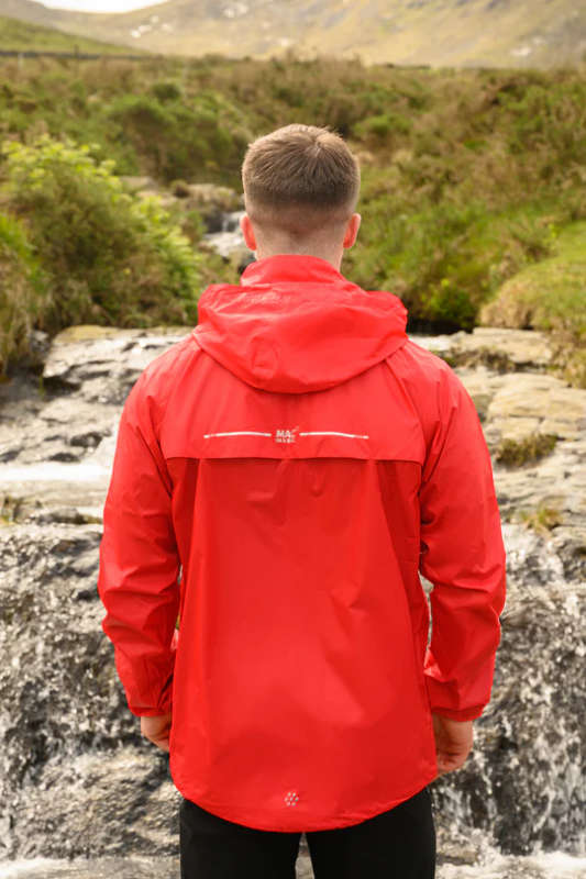 Mac in a Sac Origin 2 Waterproof Unisex Jacket (Red)