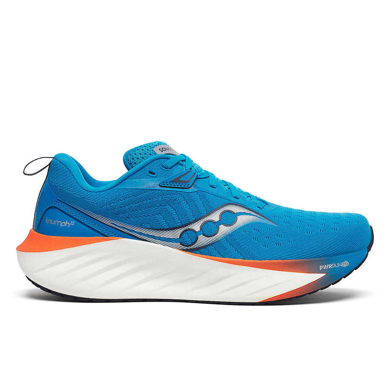 Saucony Triumph 22 Road Running Shoes Men's (Viziblue/Pepper Bleu)