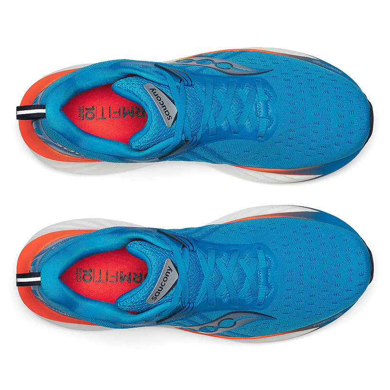 Saucony Triumph 22 Road Running Shoes Men's (Viziblue/Pepper Bleu)