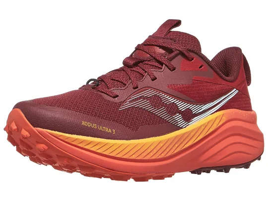 Saucony Xodus Ultra 3 Trail Running Shoes Ladies (Currant/Pepper Rouge)