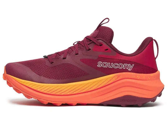 Saucony Xodus Ultra 3 Trail Running Shoes Ladies (Currant/Pepper Rouge)