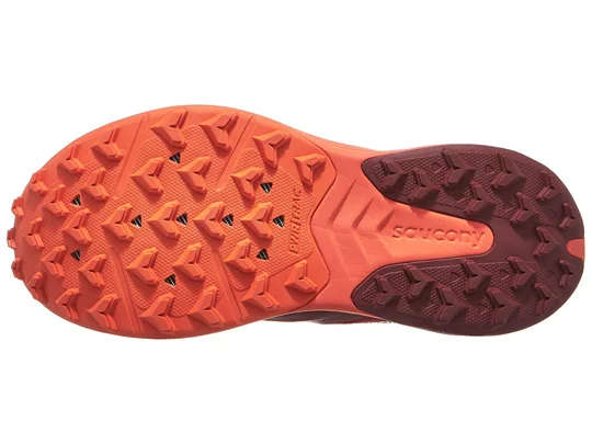 Saucony Xodus Ultra 3 Trail Running Shoes Ladies (Currant/Pepper Rouge)