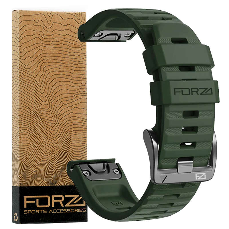 FORZA - ELITE | 26mm EasyFit Watch Strap for Garmin (Army Green)