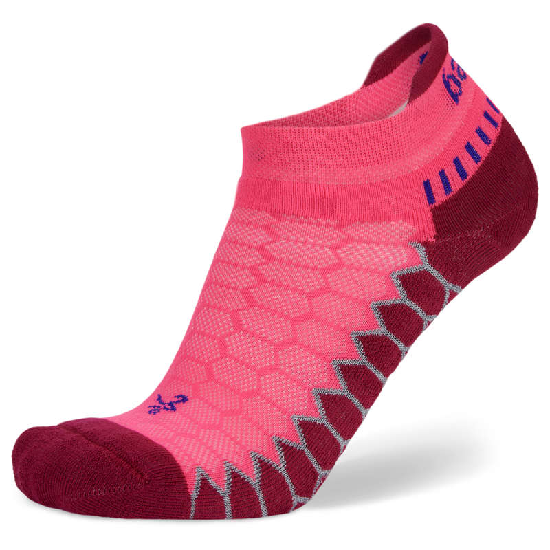 Silver Antimicrobial No Show Compression Fit Running Socks Watermelon