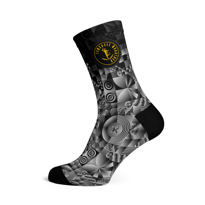 SOX Comrades Marathon Silver Crew Socks