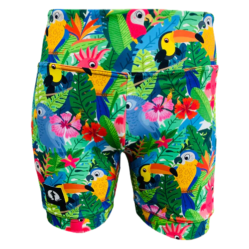 High Waist Funky Pants - Fowl Play