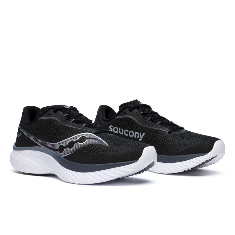 Saucony Kinvara 15 Road/Racing Running Shoes Ladies (Black/White)