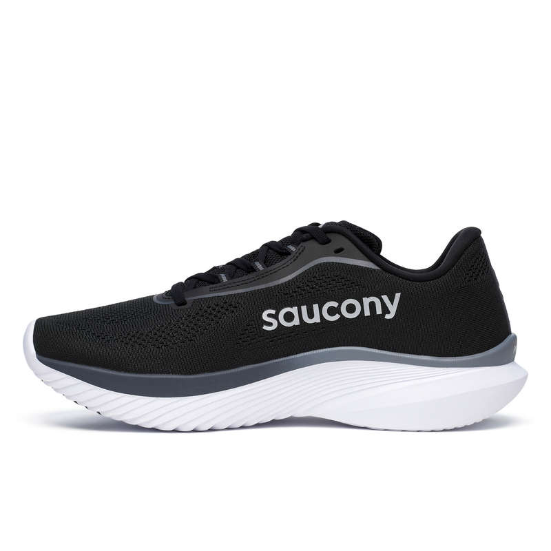 Saucony Kinvara 15 Road/Racing Running Shoes Ladies (Black/White)