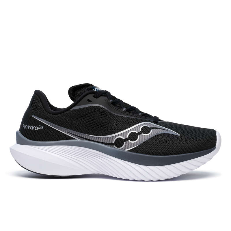 Saucony Kinvara 15 Road/Racing Running Shoes Ladies (Black/White)