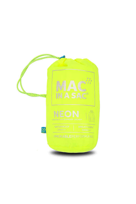 Mac in a Sac Origin 2 Waterproof Unisex Jacket (Neon Yellow)