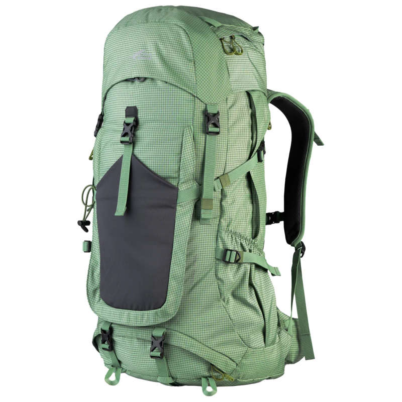 First Ascent Mercury 65L Lightweight Hiking Pack (Green)