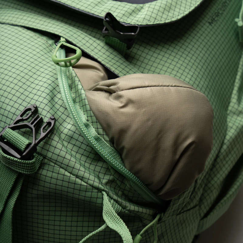 First Ascent Mercury 65L Lightweight Hiking Pack (Green)