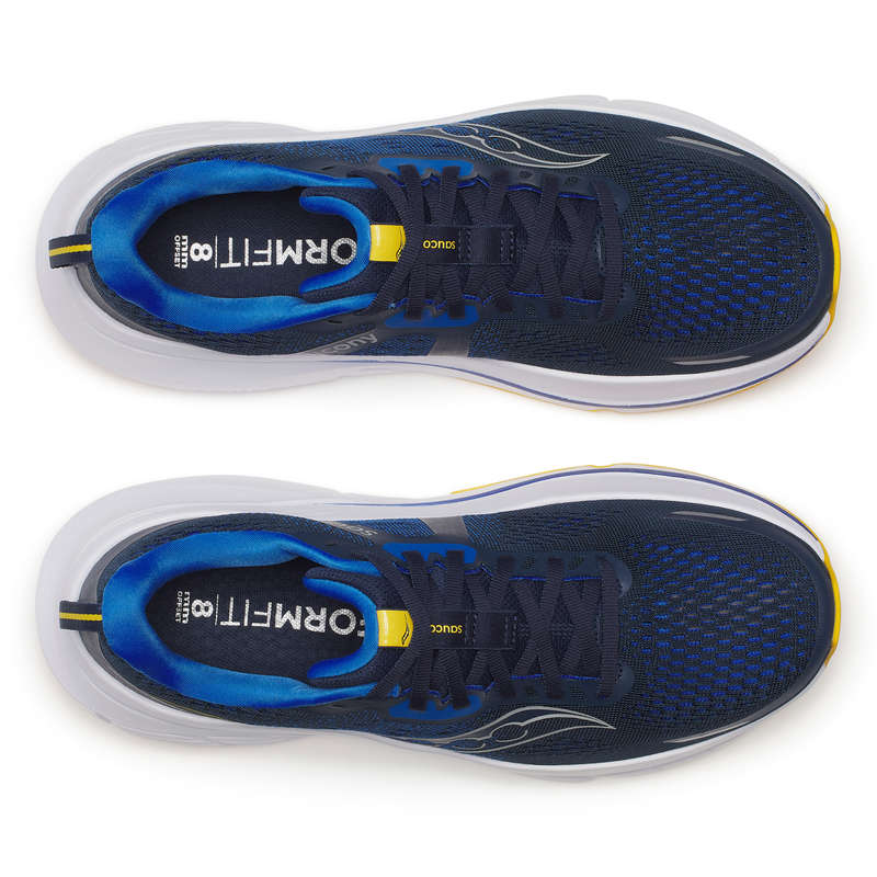Saucony Guide 18 Wide Road Running Shoes Men's (Navy/Skydiver Marine)