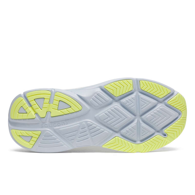 Saucony Guide 18 Wide Road Running Shoes Ladies (White/Ice Melt Blanc)