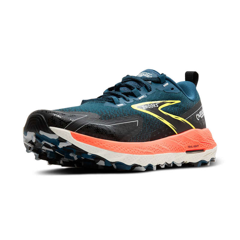 Brooks Cascadia 18 Trail Running Shoes Men's (Legion Blue/Black/Flame)