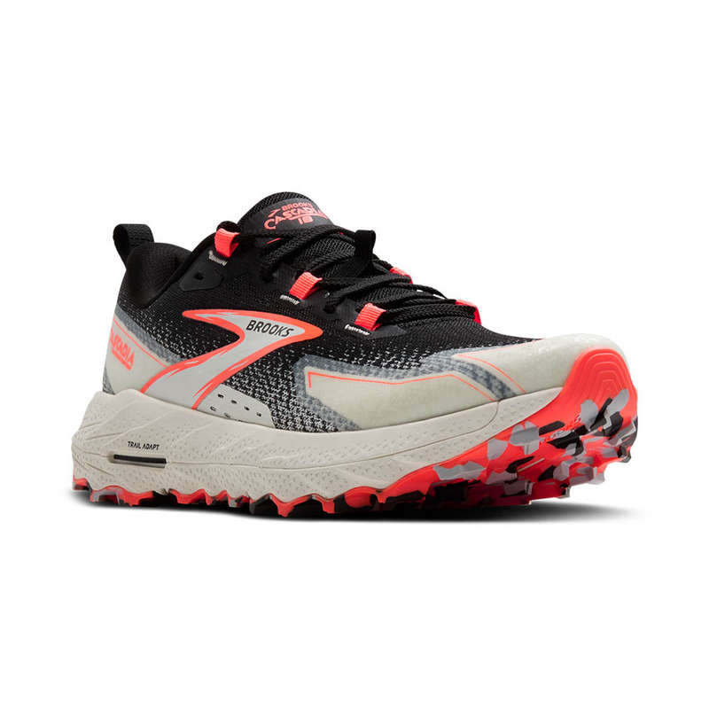 Brooks Cascadia 18 Trail Running Shoes Ladies (Black/Blue/Wash/Flame)
