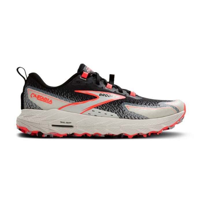 Brooks Cascadia 18 Trail Running Shoes Ladies (Black/Blue/Wash/Flame)