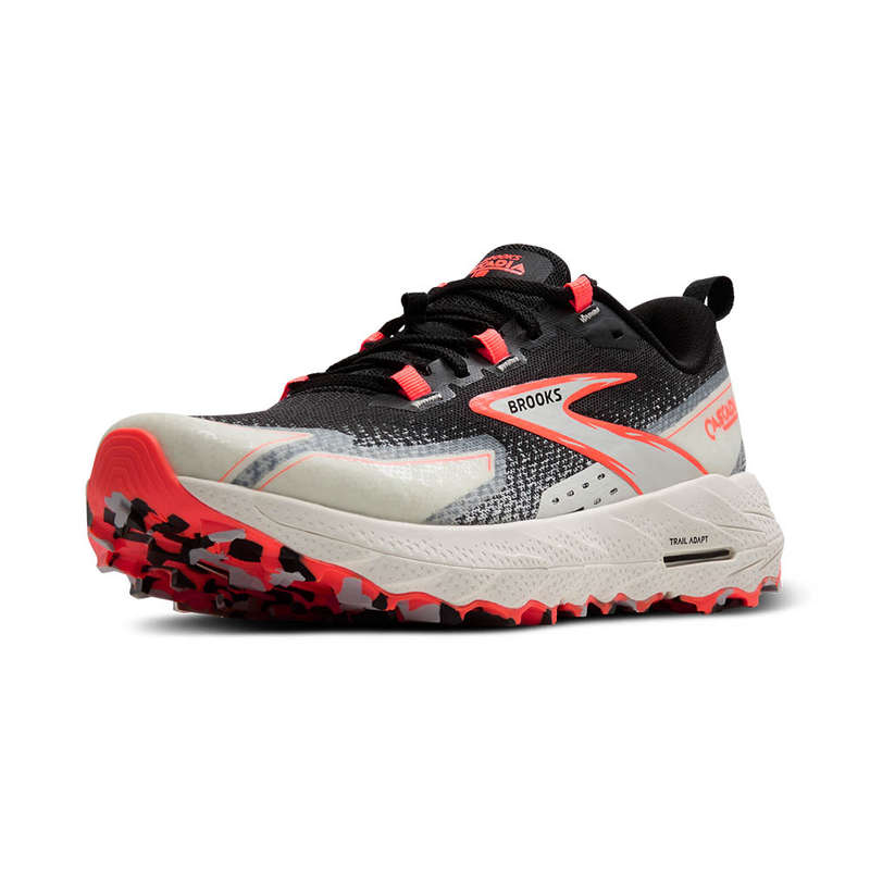 Brooks Cascadia 18 Trail Running Shoes Ladies (Black/Blue/Wash/Flame)