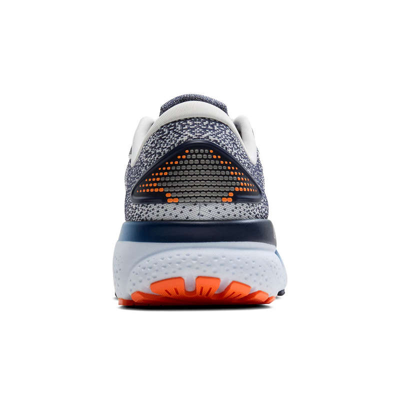 Brooks Ghost 16 Medium D (White/Peacoat/Orange)