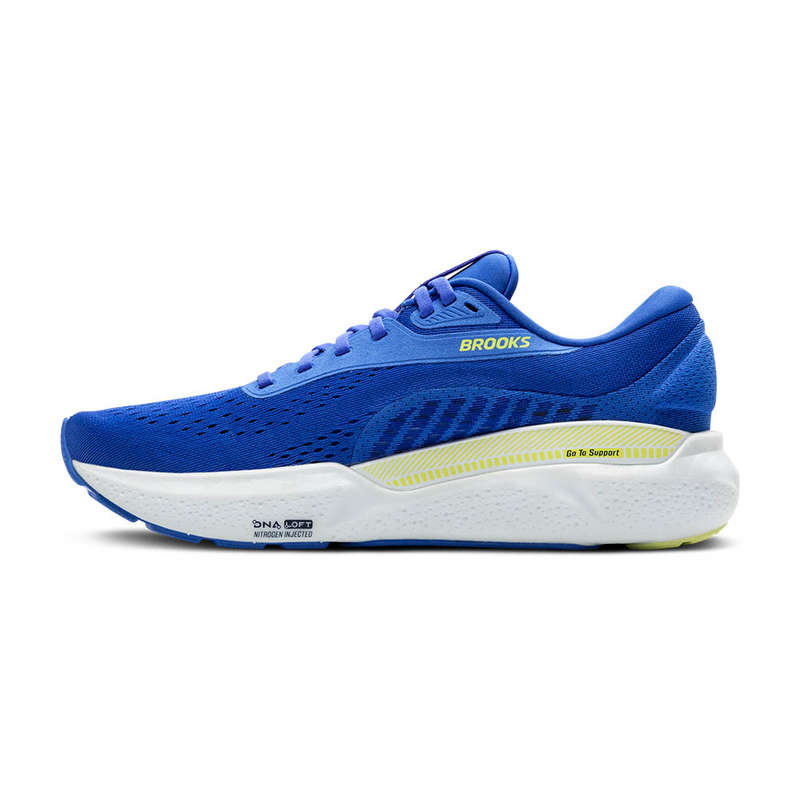 Brooks Adrenaline GTS 24 Men's Wide/ 2E (Cobolt/Neo Yellow/Peacoat)