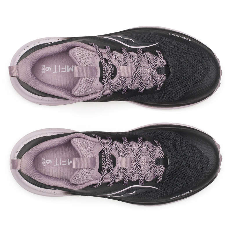 Saucony Xodus Ultra 3 Trail Running Shoes Ladies (Black/Quail Noir)