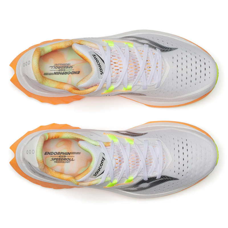 Saucony Endorphin Speed 4 Mens (White/Peel/Blanc)