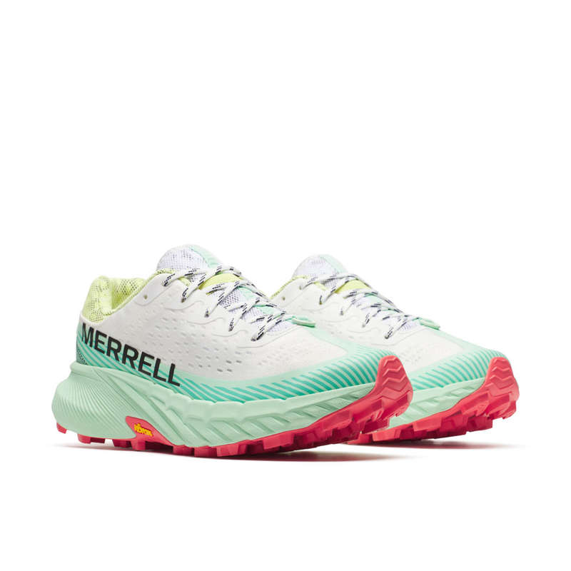 Agility Peak 5 Trail Running Shoes Ladies (White/Celadon)