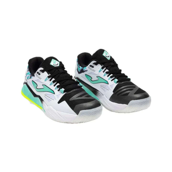 Joma Spin Padel Shoes Mens (White Turquoise)