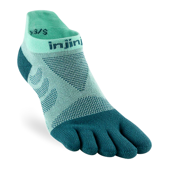 Injinji - Ultra Run Womens No-Show - Glacier