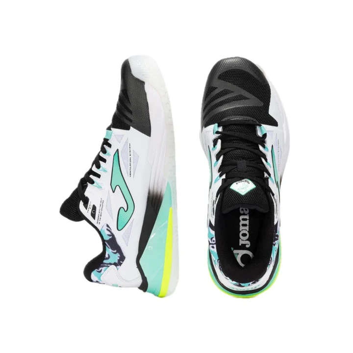 Joma Spin Padel Shoes Mens (White Turquoise)