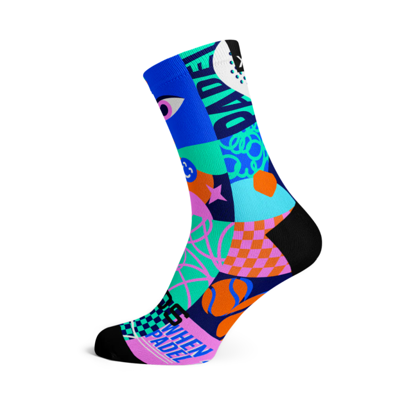 SOX Blocks Pink Padel Socks
