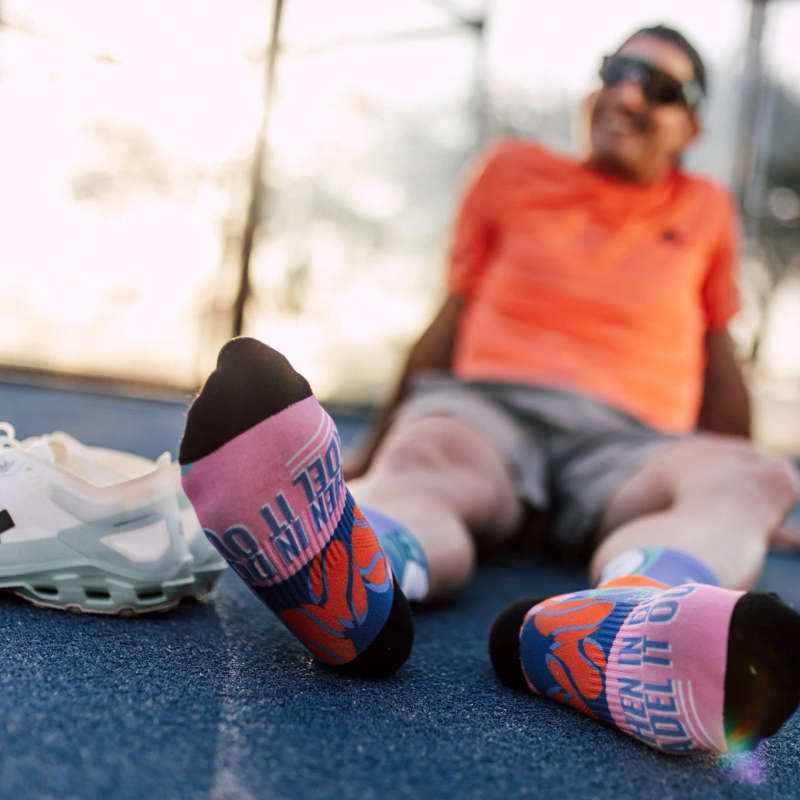 SOX Blocks Pink Padel Socks