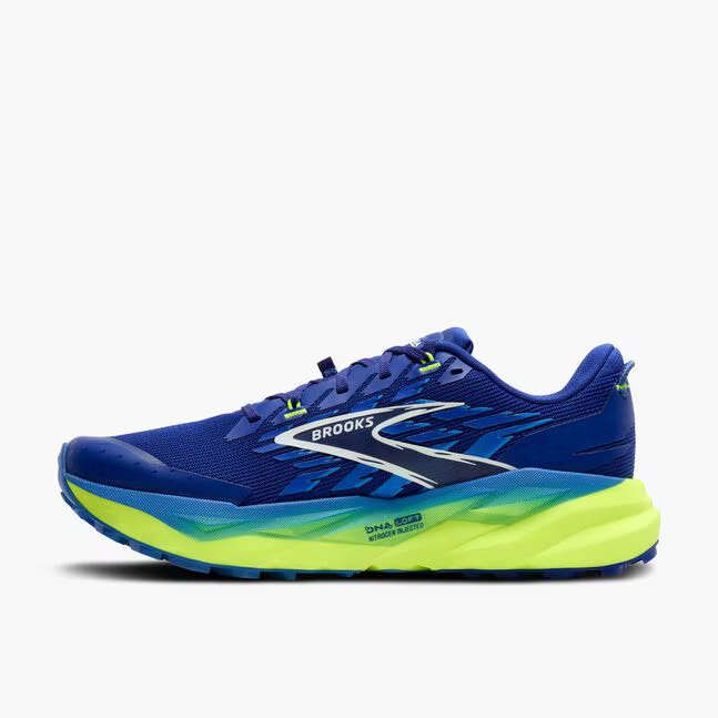 Brooks Cascadia 19 Trail Running Shoes Men's (Surf the Web/Nightlife/White)