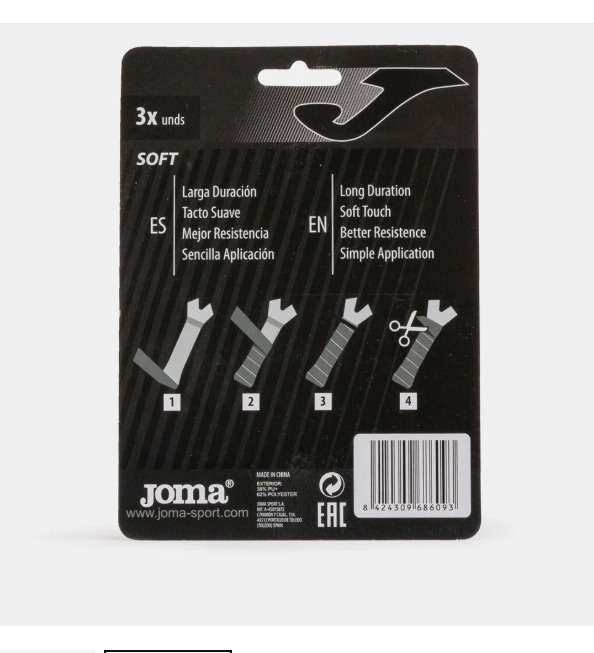 Joma Club Cushion Overgrip - White