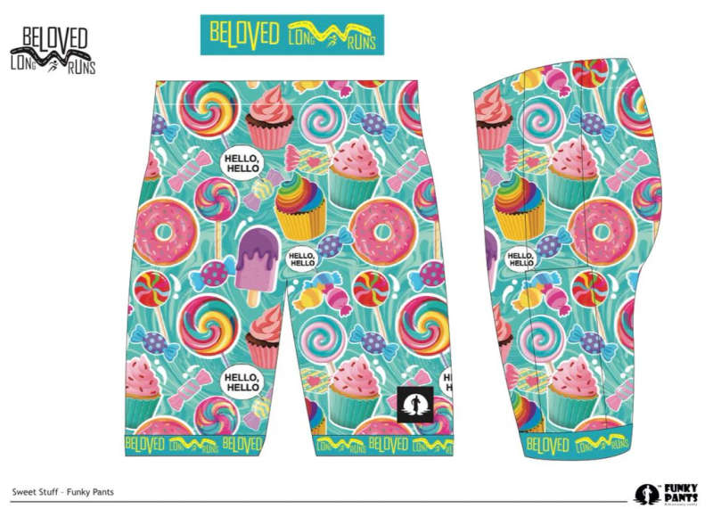 High Waist Funky Pants - Beloved Long Runs - Sweet Stuff