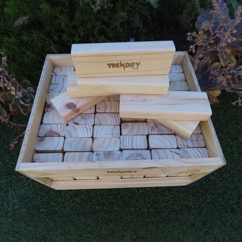 Trendify Super Giant Stacking-Like Building Blocks with Crate (Branding Options Available)