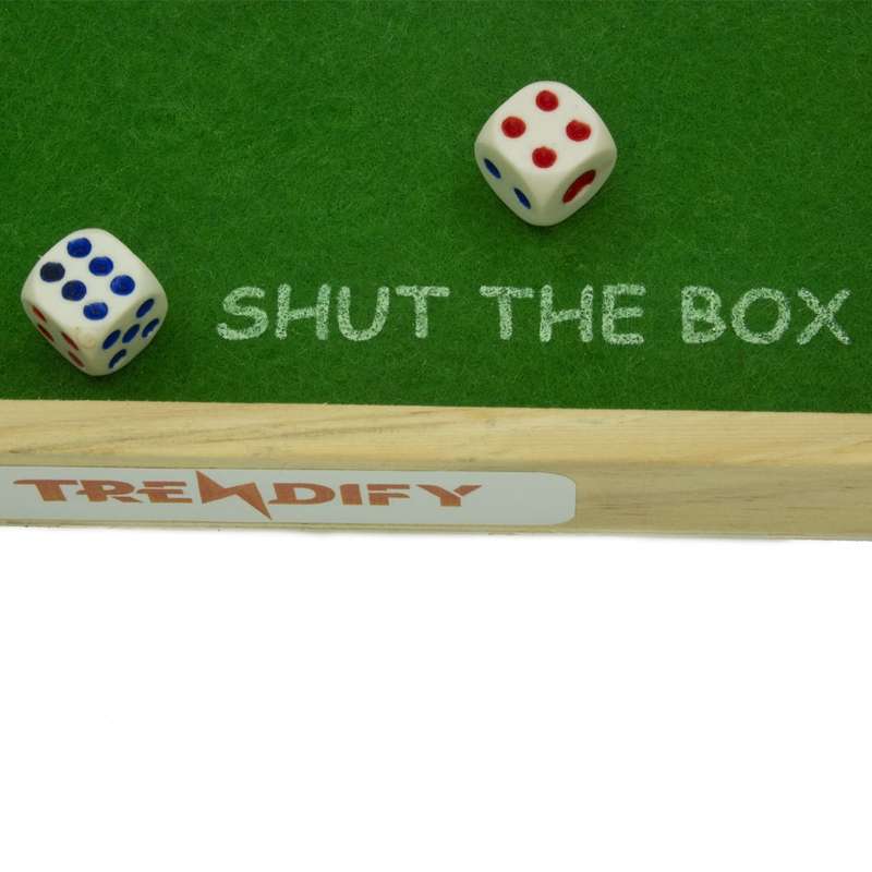 Trendify Shut The Box Game (Small defects on games)