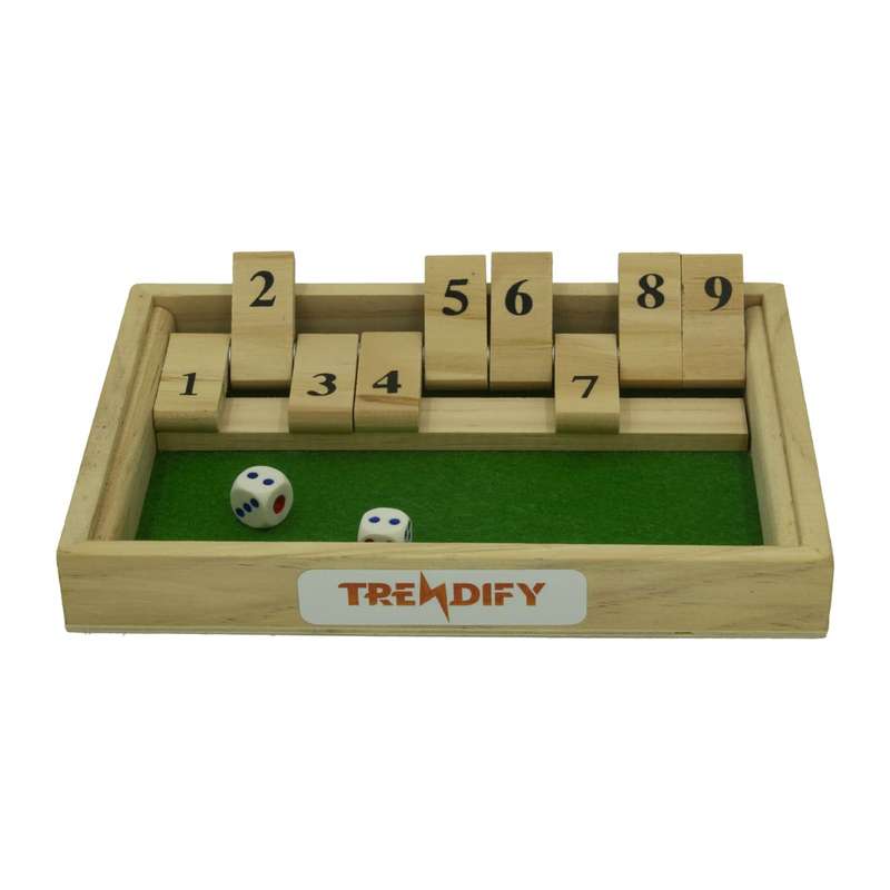 Trendify Shut The Box Game (Small defects on games)