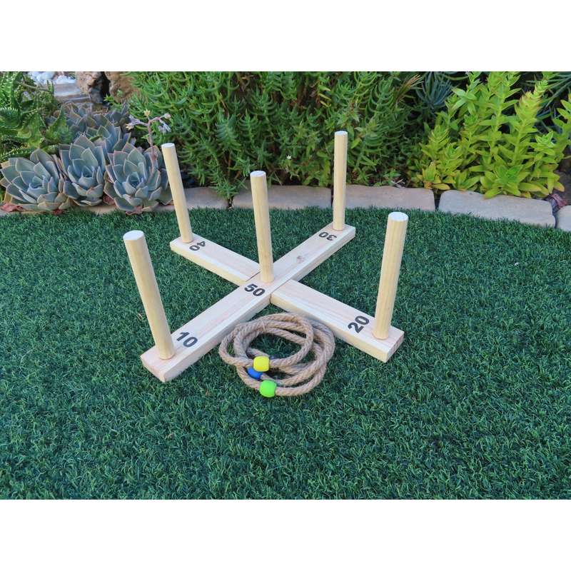 Trendify Quoits (Ring Toss) Wooden Game
