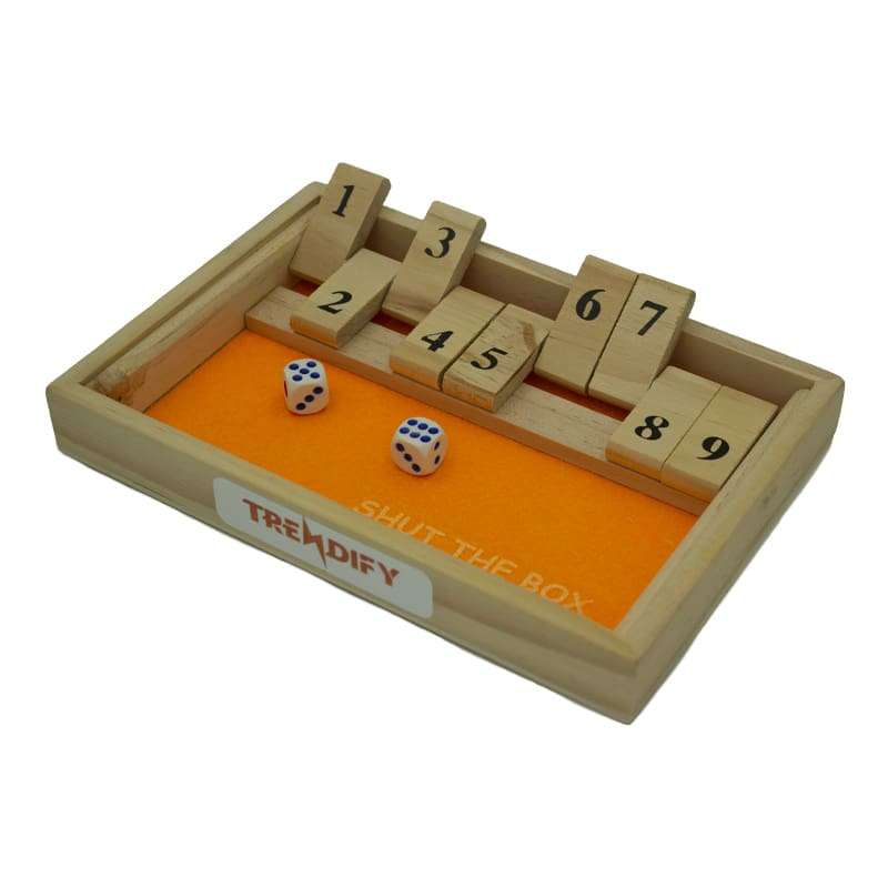 Trendify Shut The Box Game (Small defects on games)