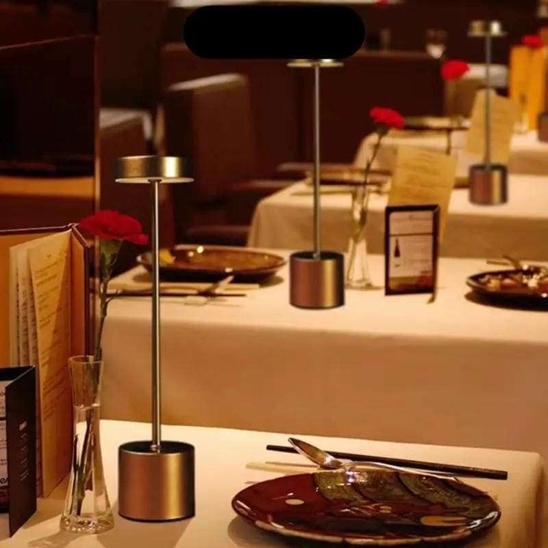 Trendify Dimmable Rechargeable Touch LED Table Lamp for Restaurants/Homes