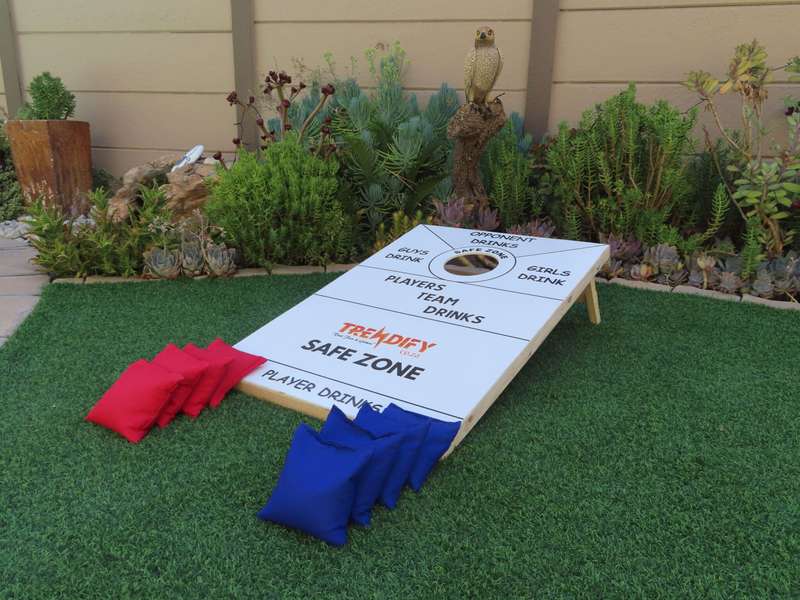 Trendify Giant Party Single Board Cornhole Game