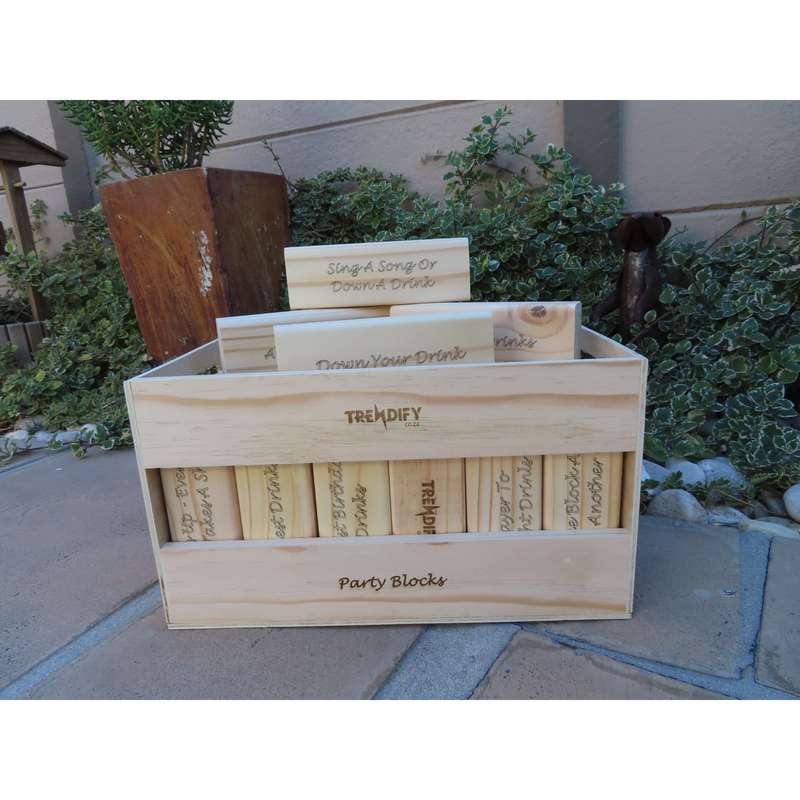 Trendify Giant Party Stacking-like Building Blocks with Crate