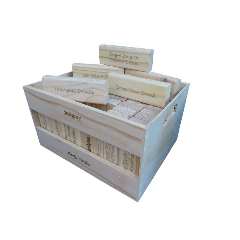 Trendify Giant Party Stacking-like Building Blocks with Crate