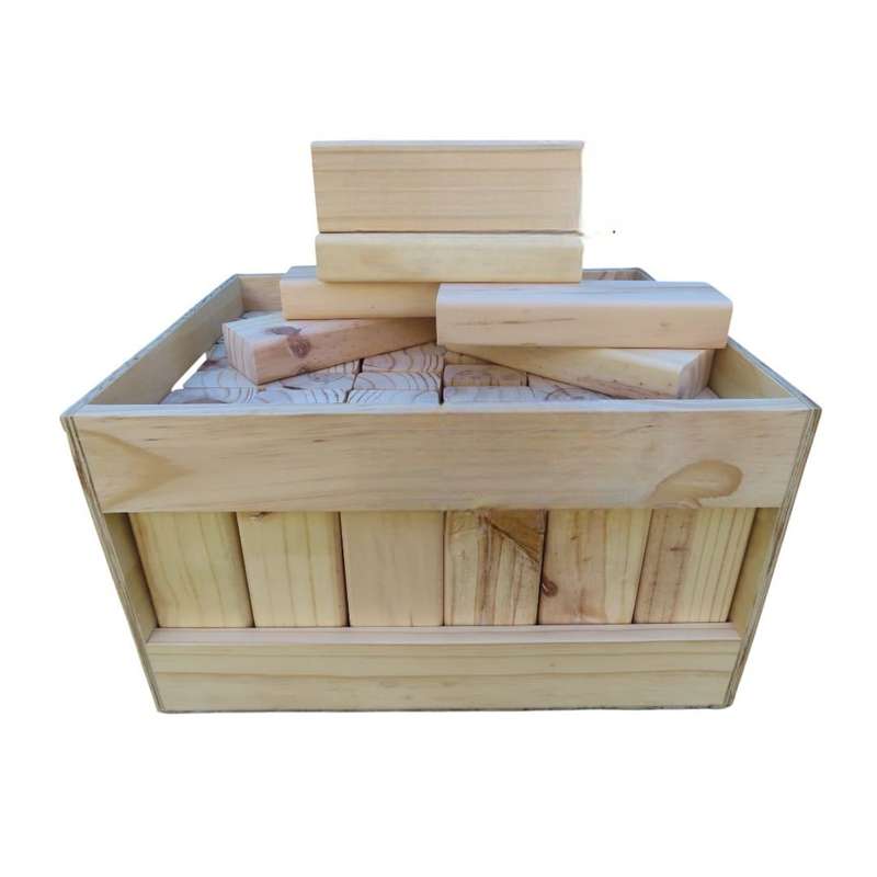Trendify Giant Stacking-Like Building Blocks With Crate (Branding Options Available)